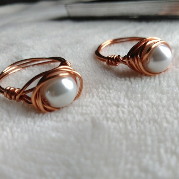 Zoey Zoso Jewelry - 🆕Boho Style Ring - Copper Ring - Pearl